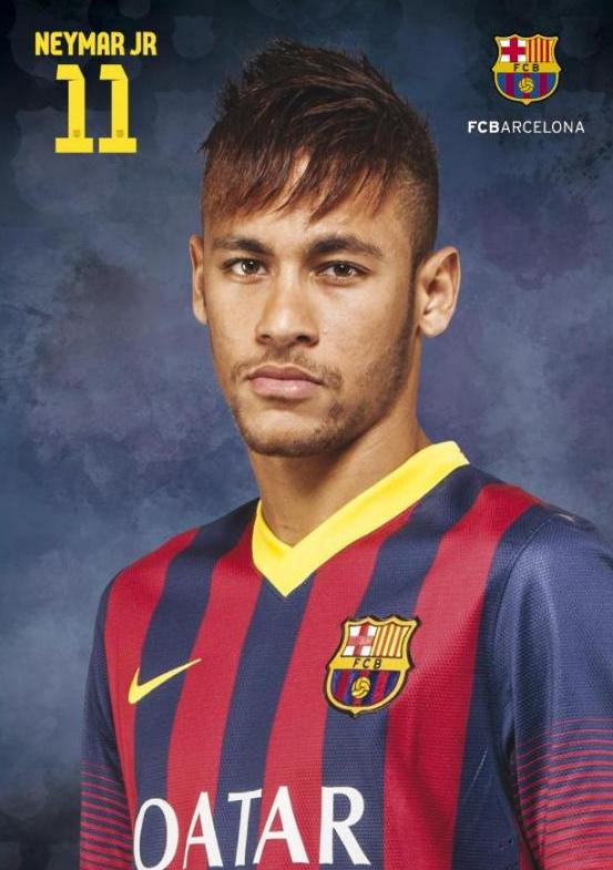 peinado de neymar en el barcelona