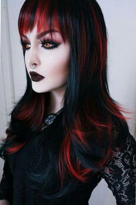 peinados de vampiro para halloween
