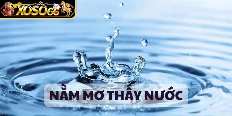 Chiêm bao thấy nước là điểm lành hay gở 